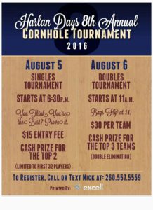 8th Annual Cornhole Tournament Flyer